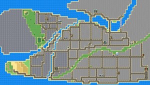 西淀川防災RPGゲームのマップ